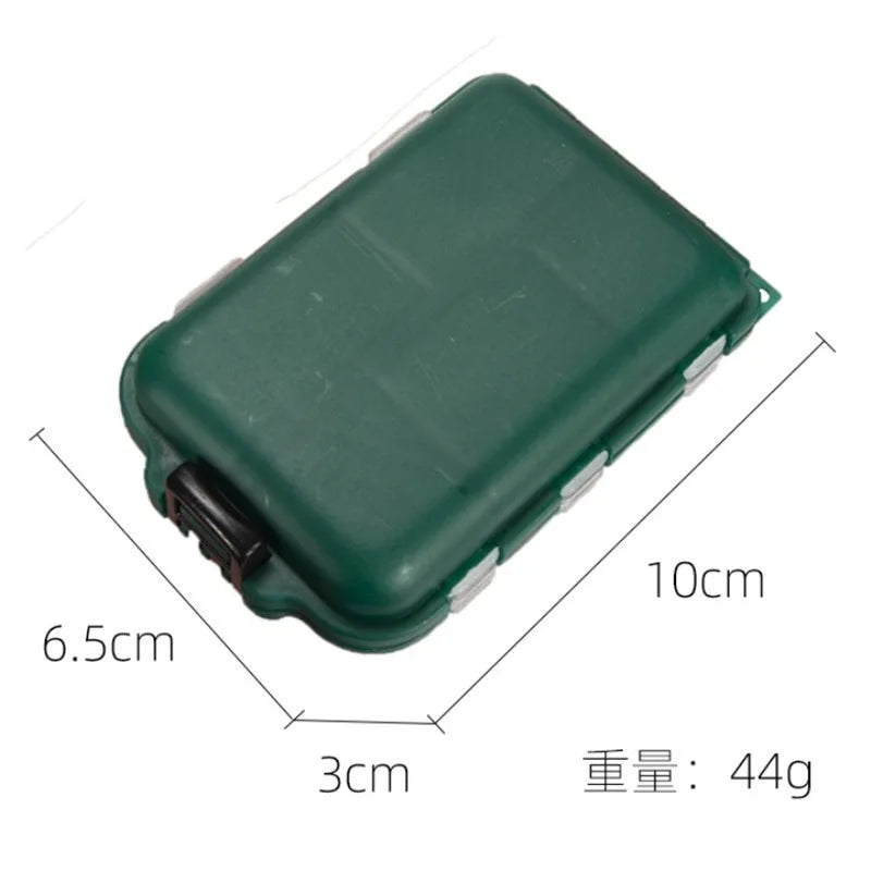 Lead Head Luia Storage Box Fishing Accessories Box Fishing Parts Hook Storage Box with Hand Rope Fishing Gear Accessories