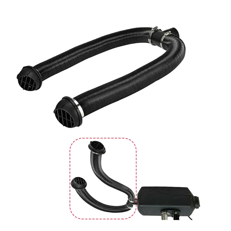 Air Diesel Heater 75mm Diameter 200cm Length Duct Pipe Tube Hose Outlet Exhaust Joiner Connector For Webasto Eberspaecher