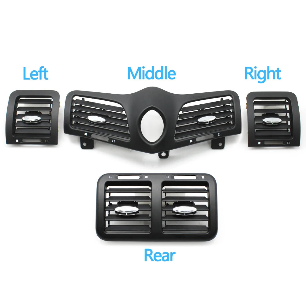 Car Front Rear Central Dashboard Left Right Middle AC Vent Air Vent Panel Cover For Maserati GranTurism GranCabrio GT GC M145