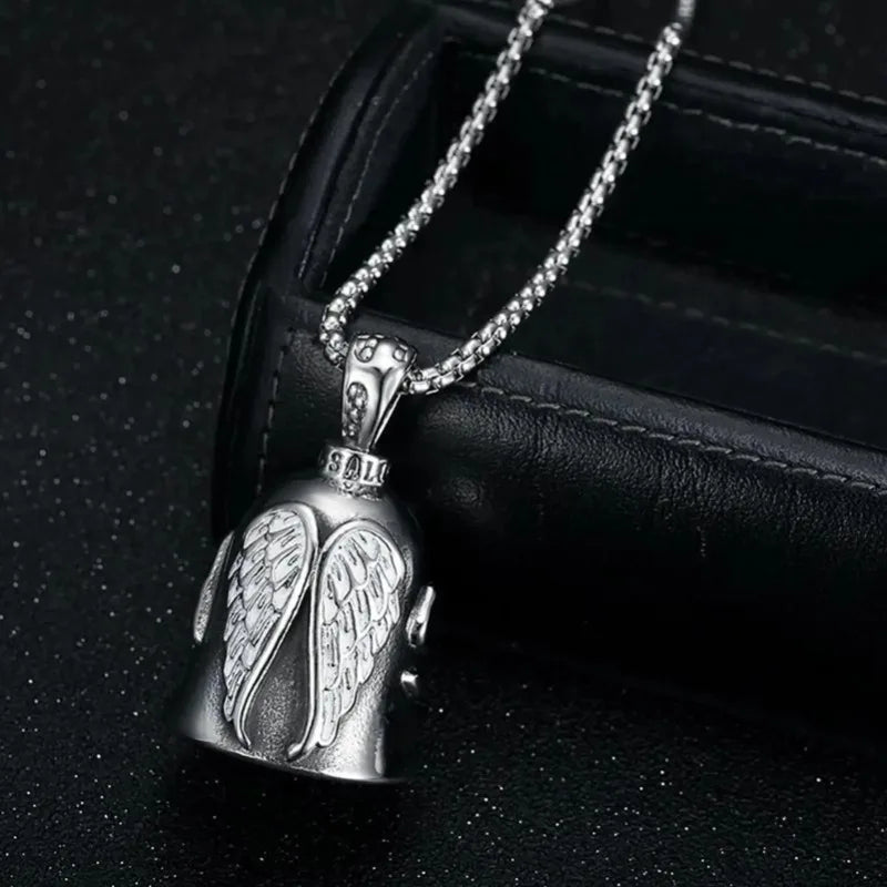 Riding Bell Angel Guardian Biker Riding Bell Portable Motorcycle Accessories For Biker Riders Motorcycle Bicycle Gift
