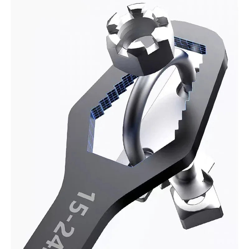 8-24mm Universal Torx Wrench Self-tightening Adjustable Glasses Wrenches Board Double-head Torx Spanner Hand Tools for Factory