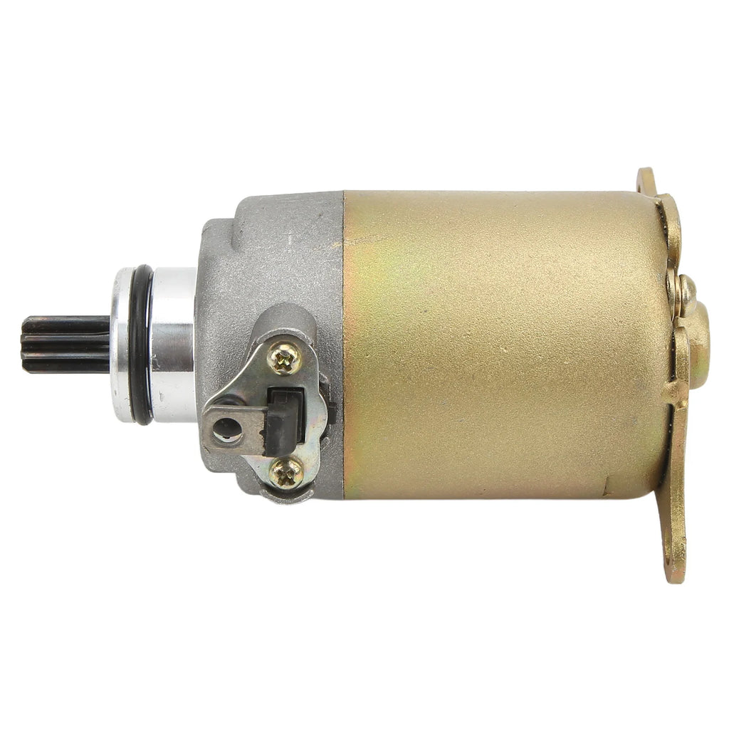 ATV Starter Motor Starter Motor 9 Teeth Metal Starter Motor Replacement for GY6‑125 150 157CC Engine Scooter Motorcycle ATV