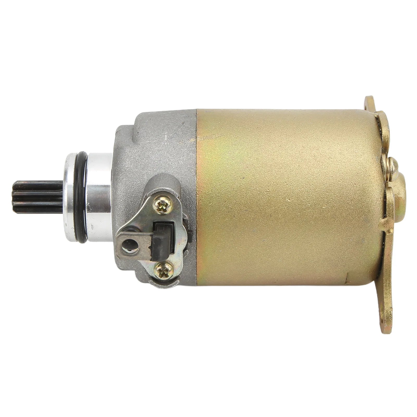 ATV Starter Motor Starter Motor 9 Teeth Metal Starter Motor Replacement for GY6‑125 150 157CC Engine Scooter Motorcycle ATV