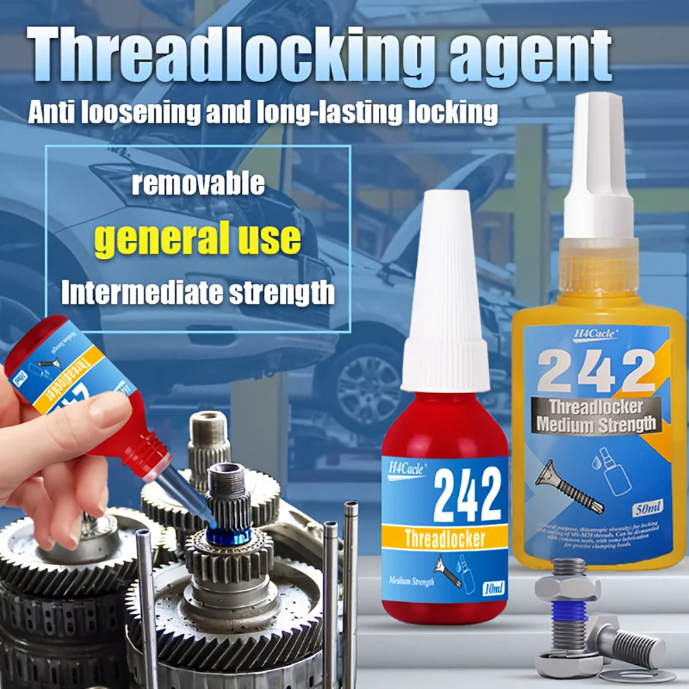 thread adhesive Special adhesive for anti-loosening and fastening Prevent loosening of automobile hub screws Detachable screw ad
