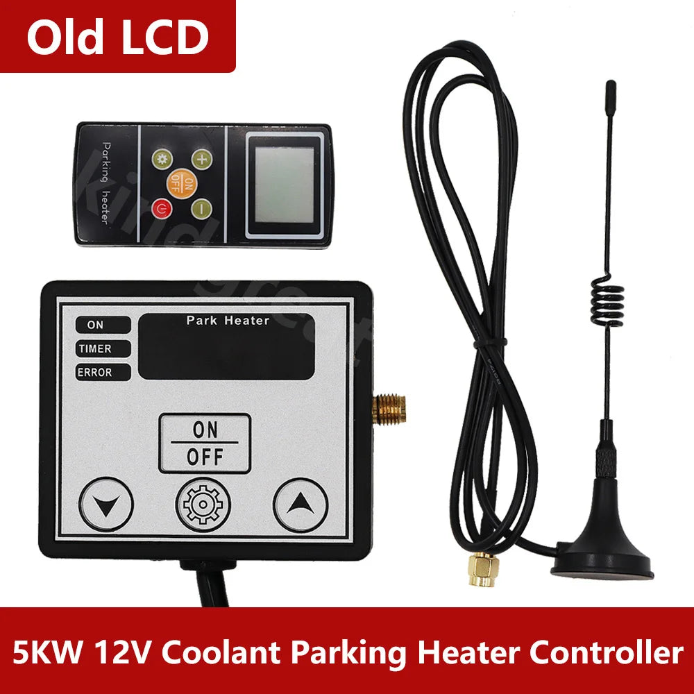 12V 5KW Coolant Parking Heater Controller LCD/GSM Phone Controller fit RV Boat Caravan Motorhome Car Hydronic Heater