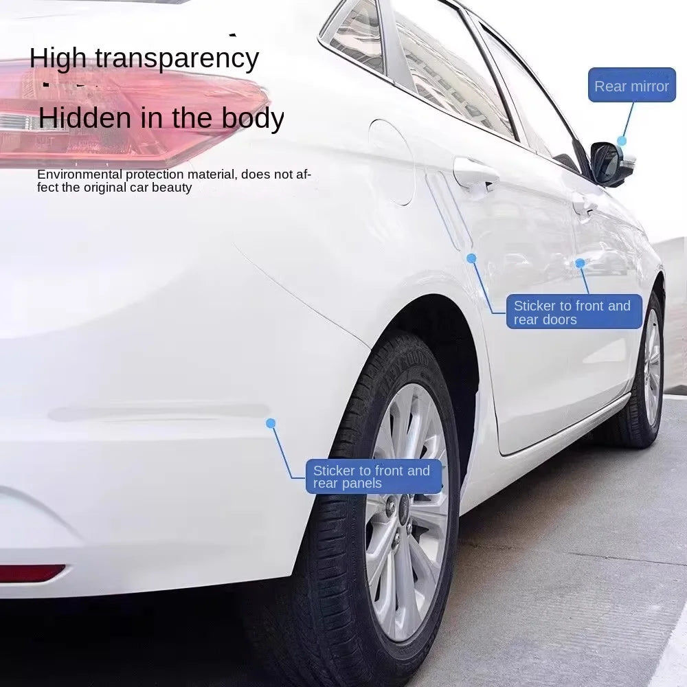 Car Door Anti-Collision Strip Invisible Universal Edge Guard Scratch Car Protector Stickers Decoration Strip Car Accessory