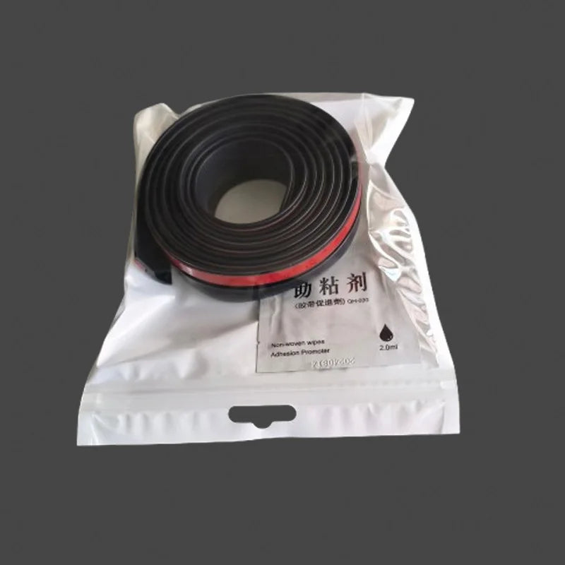 Auto Rubber Seal Strip Car Trunk Lid Gap Seal Strip Rubber Sticker Black For SUV Hatchback Upper Edge Dustproof Car Accessories