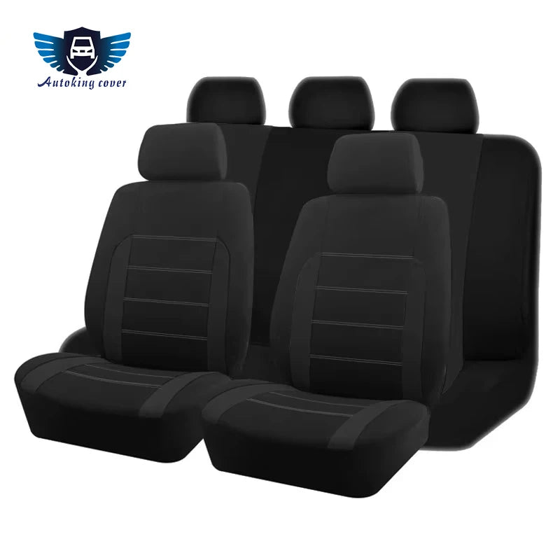 AUTOKING Universal Fabric Car Seat Covers Fit For Most Car SUV Truck Van Car Accessories Interior Seat Covers Car
