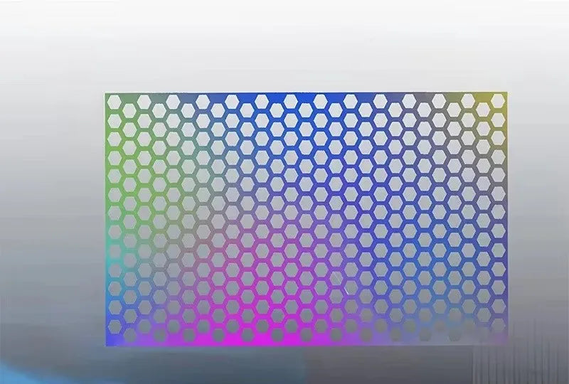 Car Honeycomb Stickers Car Stylish Tail Lights DIY Hollow Protector Decals Auto Rear Lamp Decoration Wrap Film Sticker 48*30cm