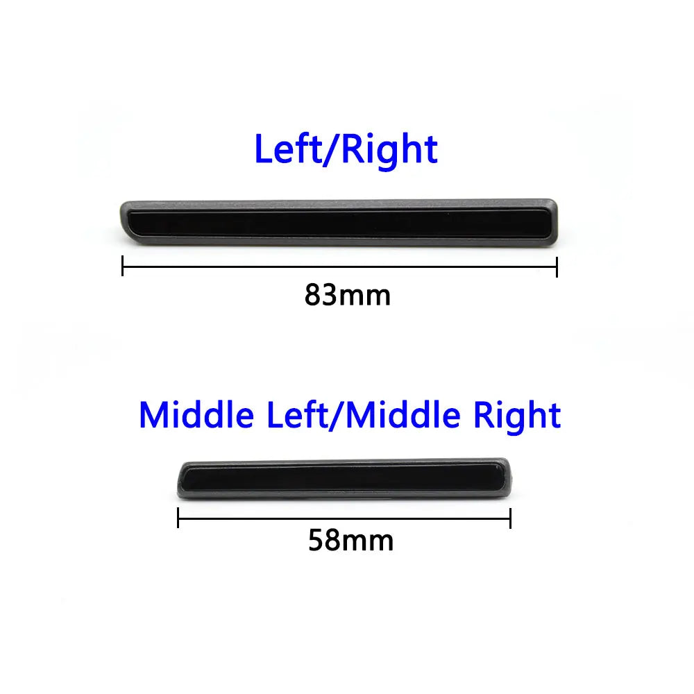 Car Accessories Front Air Ventilation Left Right Middle AC Air Vent Grille Outlet Trim Strip  For Porsche Taycan 9J1 2019-2024