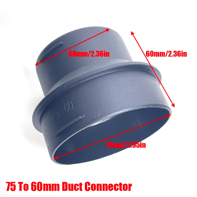 Air Diesel Heater 75mm Diameter 200cm Length Duct Pipe Tube Hose Outlet Exhaust Joiner Connector For Webasto Eberspaecher