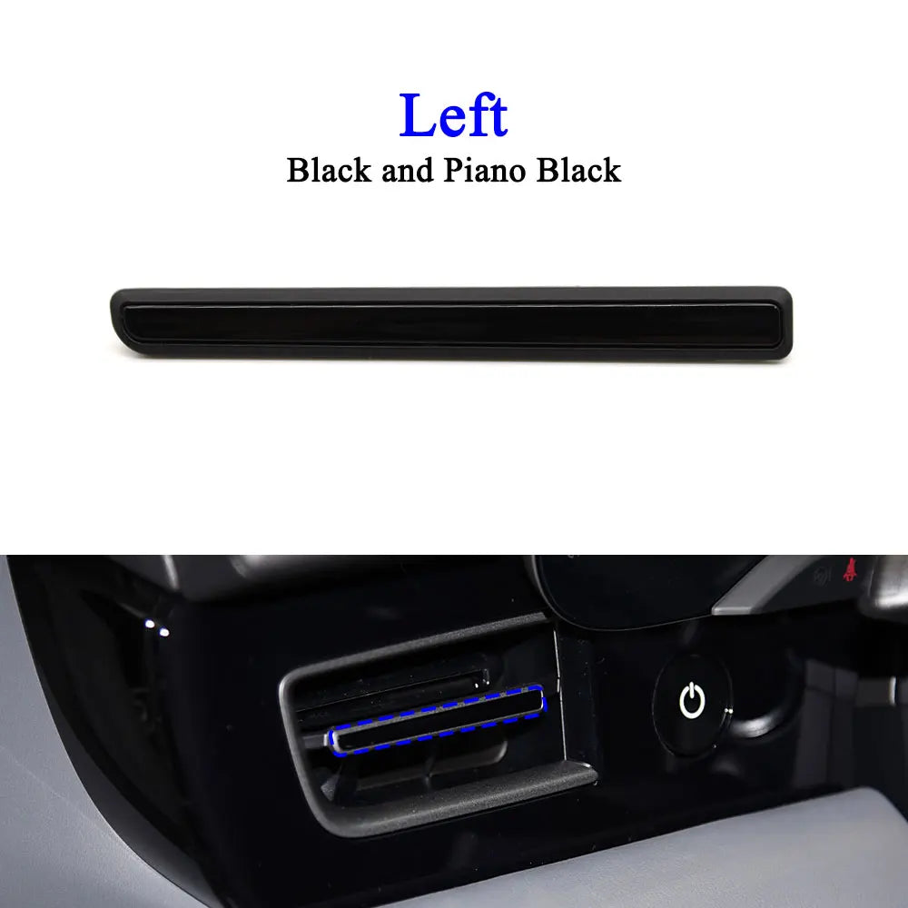 Car Accessories Front Air Ventilation Left Right Middle AC Air Vent Grille Outlet Trim Strip  For Porsche Taycan 9J1 2019-2024