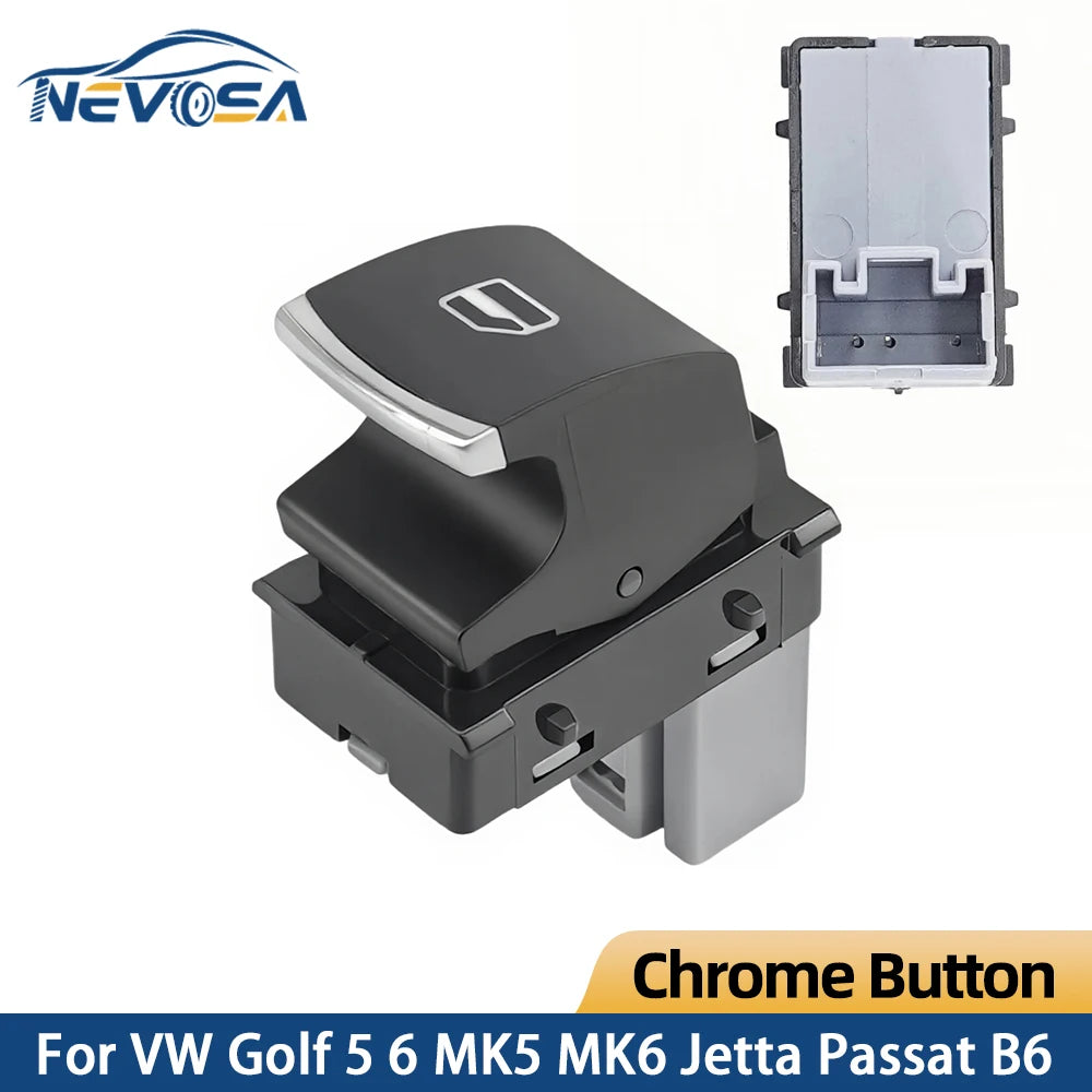 5ND959857 For VW Golf 5 6 GTI MK5 MK6 Jetta Tiguan Passat B6 CC Fabio Power Master Window Switch Passenger Button 7L6959855B Red