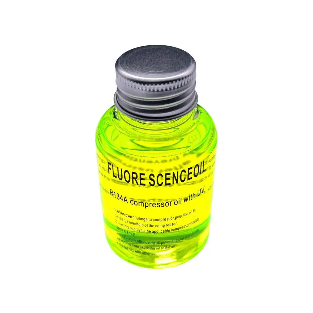 60ml Car Air Conditioner Leak Fluorescent Car Air Conditioning Repair Oil Light Pipeline Detection Tracer Tool