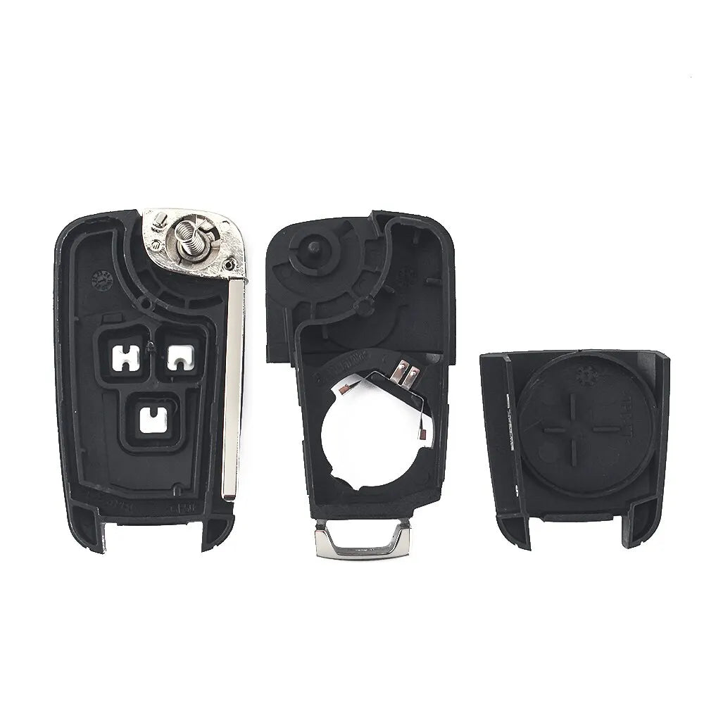 KEYYOU Flip Folding Remote Car Key Shell For Chevrolet Cruze Epica Lova Camaro Impala