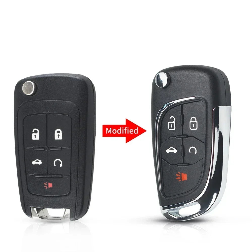 KEYYOU For Chevrolet Cruze for OPEL Insignia Astra Zafira Mokka Agila Corsa Meriva Signum Tigra Mando Modified Car Key no logo