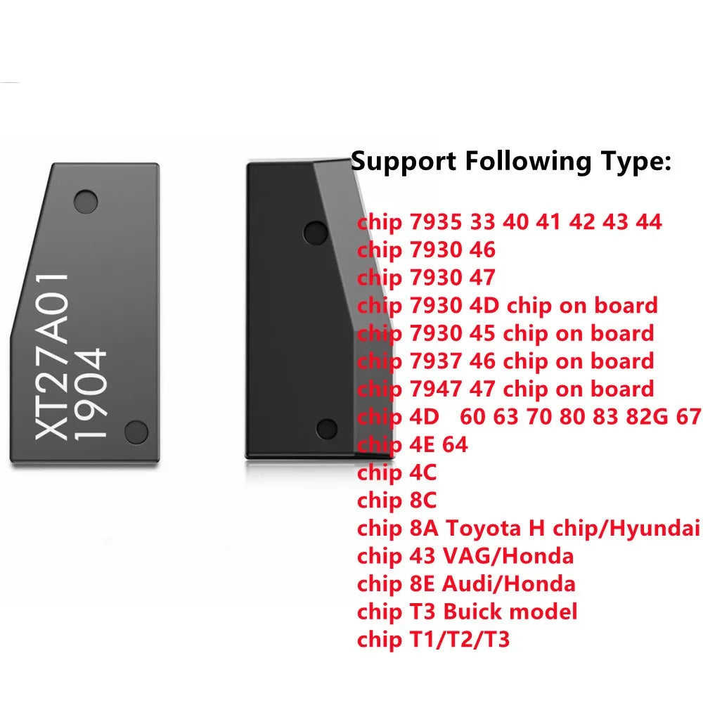 5- 100pcs XT27A  VVDI Super Chip Transponder XT27A01 Super Chip For ID46/40/43/4D/8C/8A/T3/47 for VVDI Mini Key Tool
