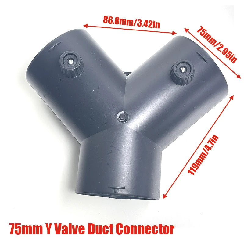 Air Diesel Heater 75mm Diameter 200cm Length Duct Pipe Tube Hose Outlet Exhaust Joiner Connector For Webasto Eberspaecher