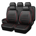 Universal Leather Car Seat Covers Simple Style Breathable  5 Seat Car Seat Cover