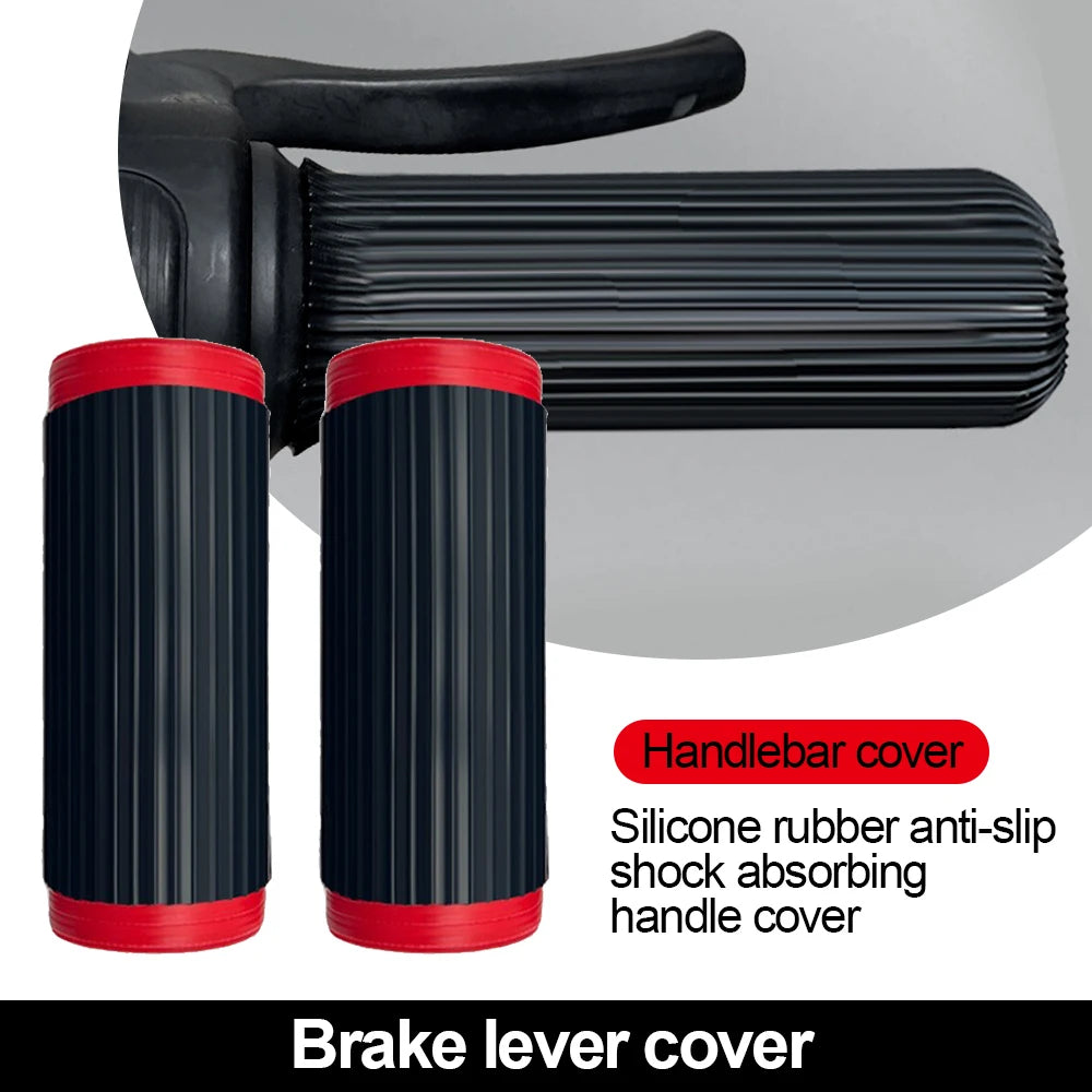 KEBIDUMEI 2pcs Silicone Motorcycle Handle Cover Non-Slip Universal Handlebar Grip Covers Sleeve Protector Motorcycle Accessories