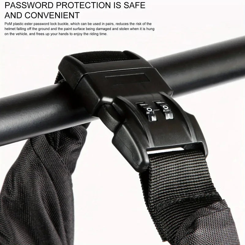 1pc Motorbike Helmet Bag Combination Lock Anti-Theft Luggage Storage Bag Rider Portable Travel Motorcycle Equipments Bag