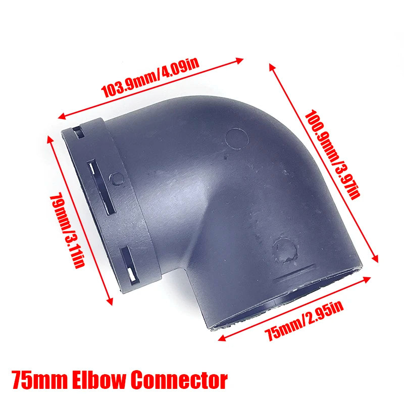 Air Diesel Heater 75mm Diameter 200cm Length Duct Pipe Tube Hose Outlet Exhaust Joiner Connector For Webasto Eberspaecher