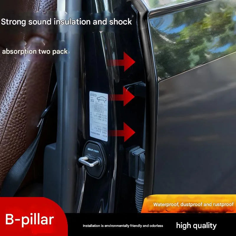 Car dashboard sealing strip sound insulation strip sound insulation rubber strip universal B column C column sealing strip