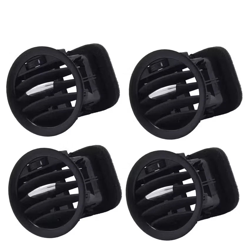 Black/Chrome A/C Air Vent Cover Outlet Grille Fits For Opel ADAM CORSA D MK3 Vauxhall 13417363 2201099