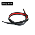 Car ABS Universal 1.2M BlackSpoiler Carbon Fiber Accessory Car Spoiler Soft Car Rear Roof Trunk Spoiler Stickers Trim Trunk Wing