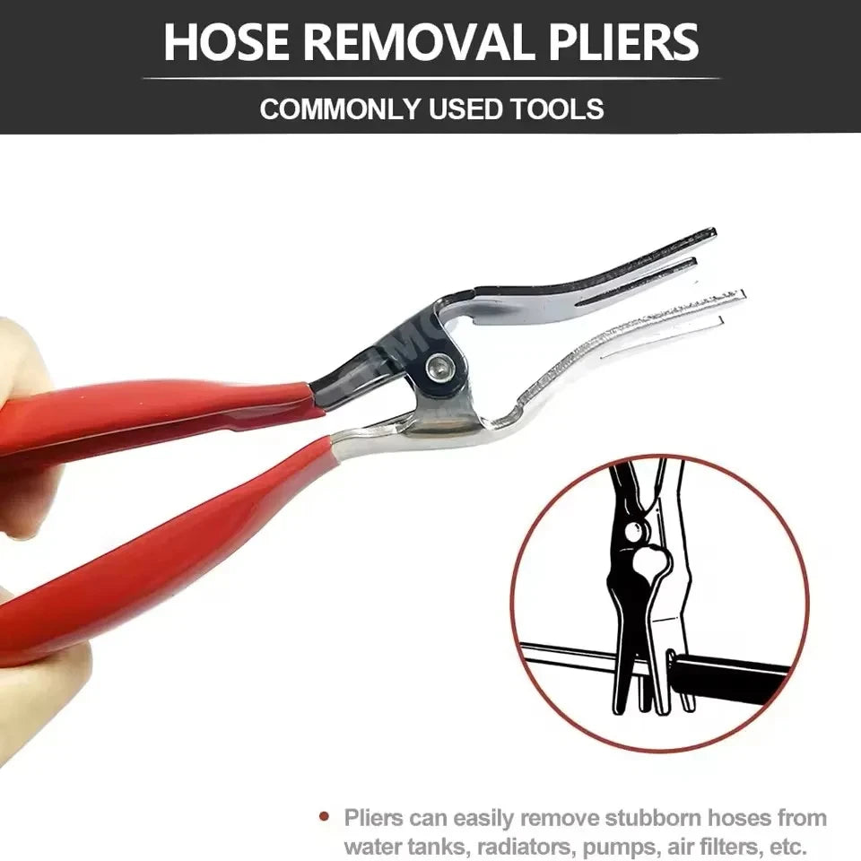 Automobile Tubing Oil Pipe Separation Clamp Joint Tightening Pliers Fuel Filters Hose Tube Buckle Removal Tools Car Pipe Tools