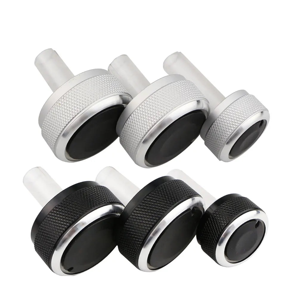 Aluminum Alloy Air Conditioning Knob AC Knob Heat Control Button for Volkswagen VW Passat B5 GOLF 4 MK4 Bora Auto Accessories
