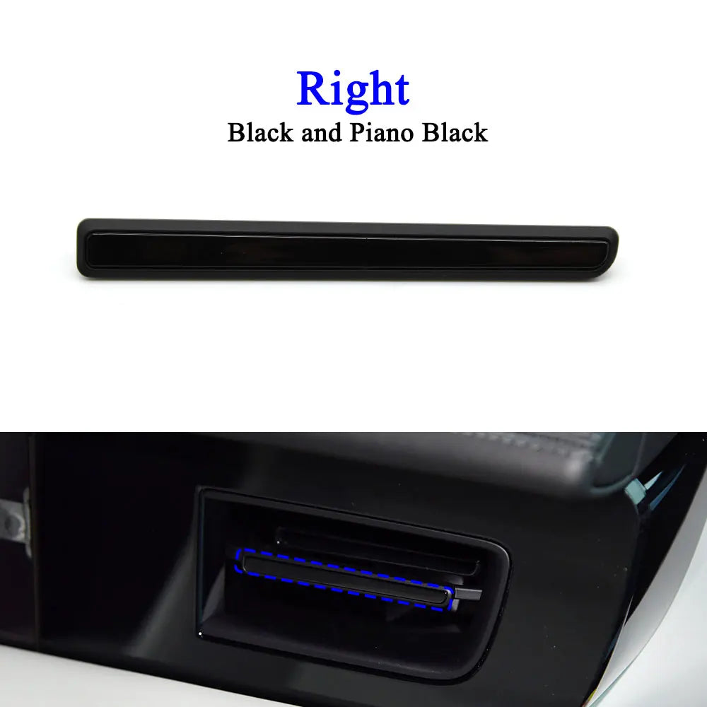 Car Accessories Front Air Ventilation Left Right Middle AC Air Vent Grille Outlet Trim Strip  For Porsche Taycan 9J1 2019-2024