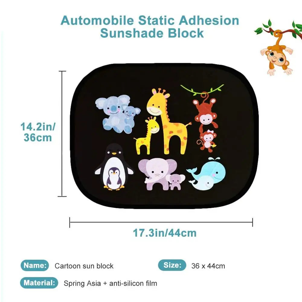 Universal Car SunShade Side Window Windscreen Roof Window For Children Adults Adsorption SunShade Cover