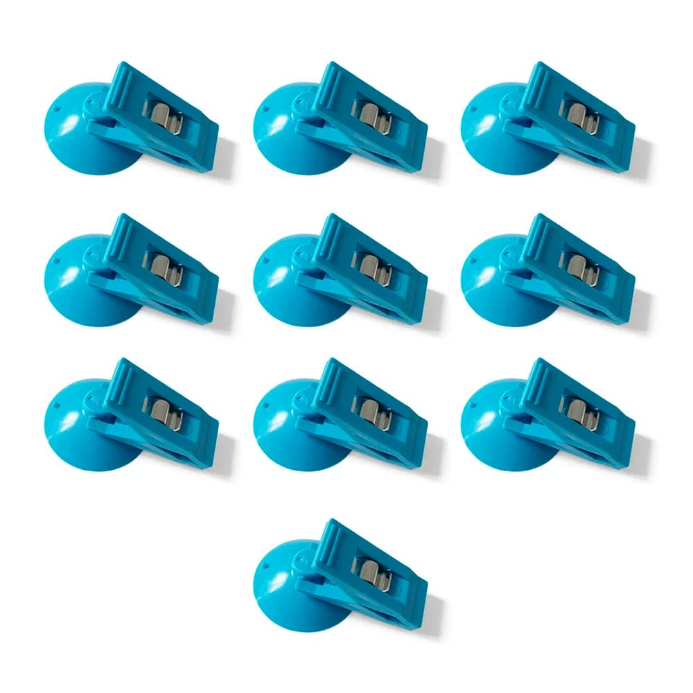 10PCS Car Window Sucker Clips Hook Car Interior Plastic Clip Multifunctional Clip Cards Suction Cap Clips for Sunshade Curtain