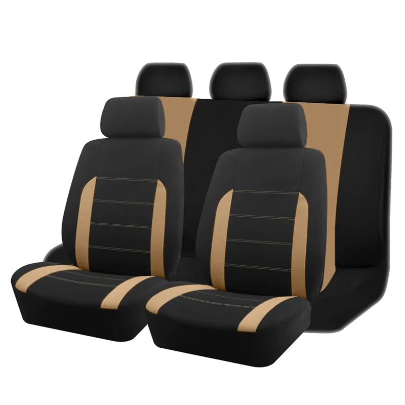 AUTOKING Universal Fabric Car Seat Covers Fit For Most Car SUV Truck Van Car Accessories Interior Seat Covers Car