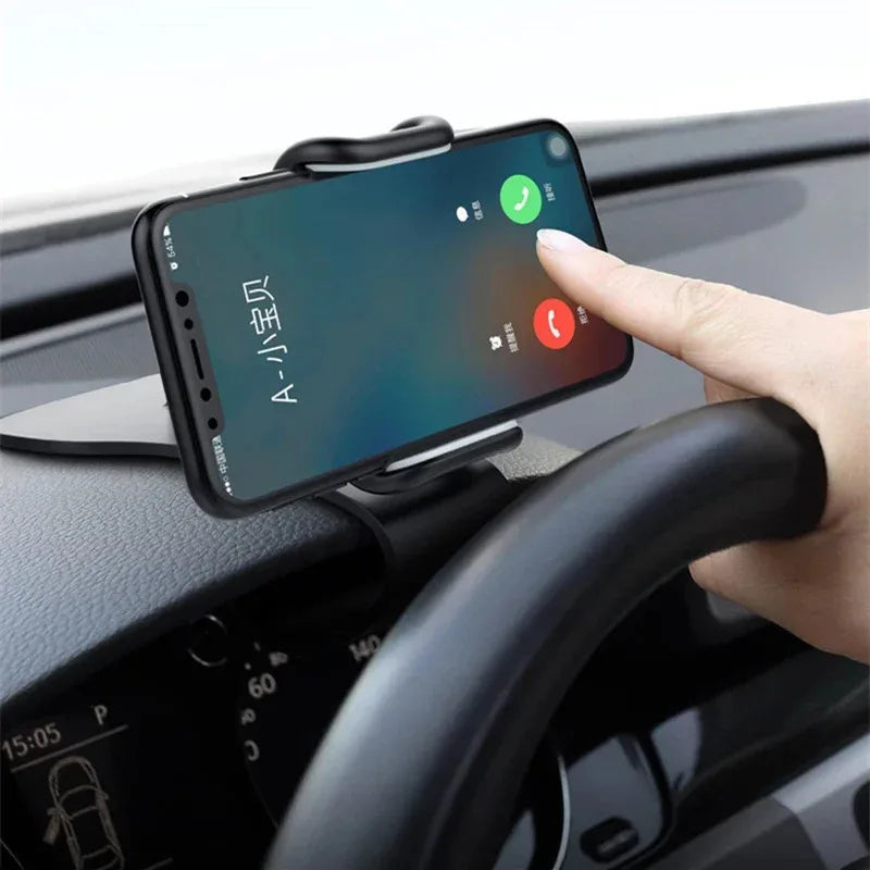 360 Rotatable Car Phone Holder Universal Dashboard Mount Grip Auto Bracket Stand for All Mobile Phones