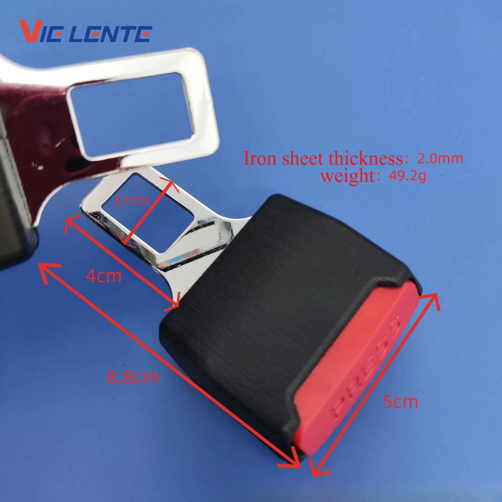 4/2/1PCS Universal Car Seat Belt Extender Adapter, Safety Buckle Lock Clip Plug for Children Adults Car Accessories Interior