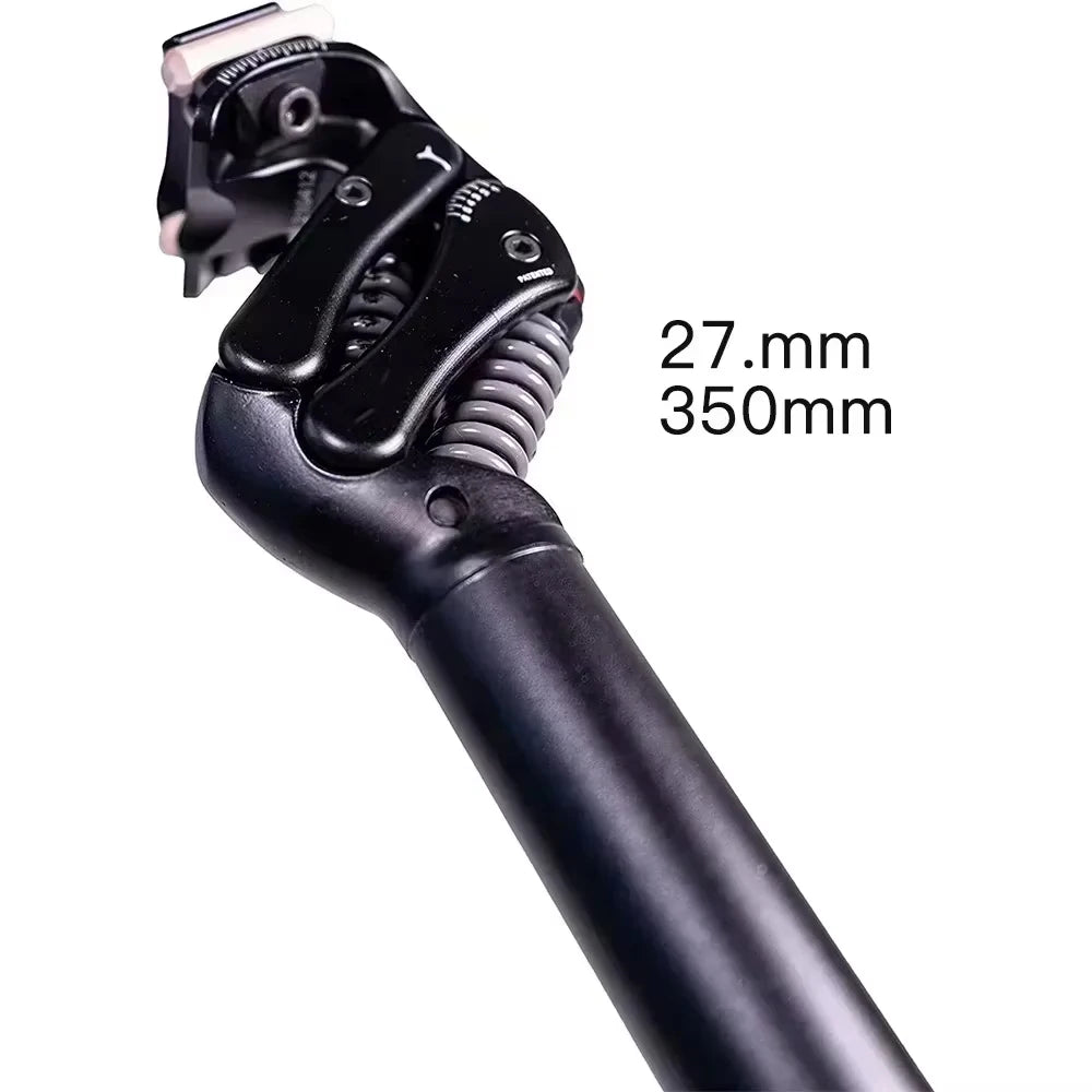 Suspension Seatpost for Bicycles, Shock-Absorber Bike Seat Post for Road, Gravel, Hybrid, and E-Bikes