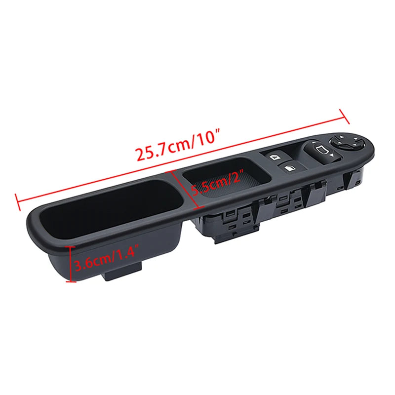 6554QC Car Electric Power Window Control Switch For Peugeot 207 Citroen C3 Picasso 2007-2014 Regulator Lifting Button 6554.QC