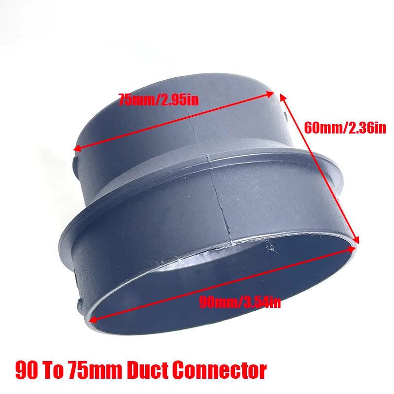 Air Diesel Heater 75mm Diameter 200cm Length Duct Pipe Tube Hose Outlet Exhaust Joiner Connector For Webasto Eberspaecher