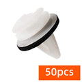 Bulk Pack 20/50/100pcs Automotive Door Panel Clips Rivets with Sealing Rings Bumper Fasteners for Car Panel Installation