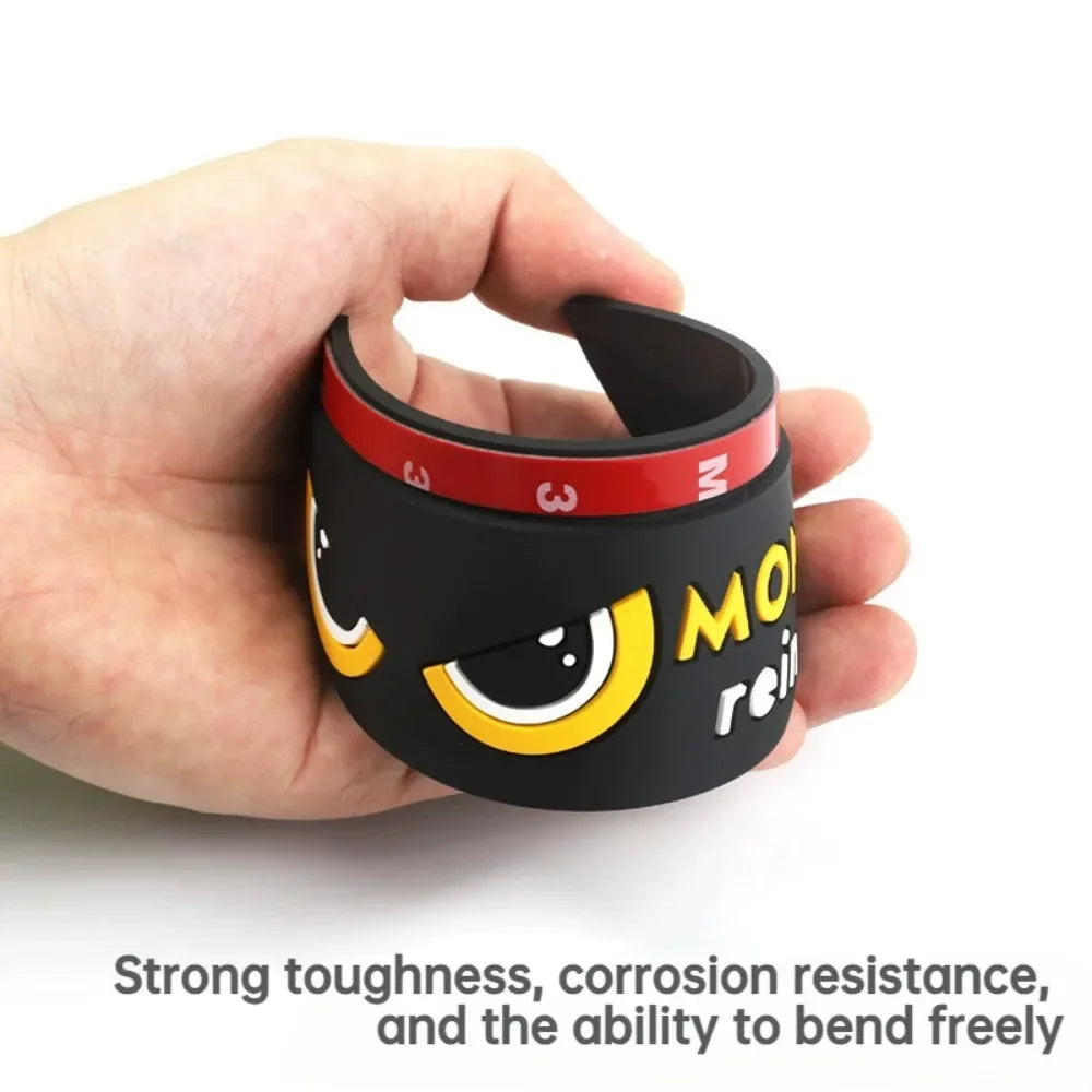 Car Door Bowl Stickers Rearview Mirror Rain Eyebrow Car Door Handle Reflective Sticker Universal Anti Scratch Protective Strip