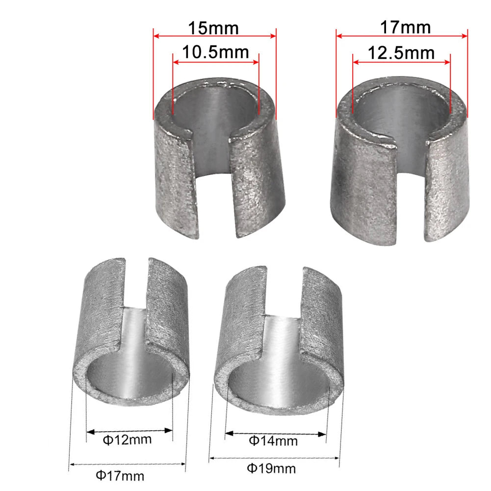 2Pairs Car Battery Negative Terminal Adapter Positive Post Shim Converters Car Battery Terminals Converters Post Adapters