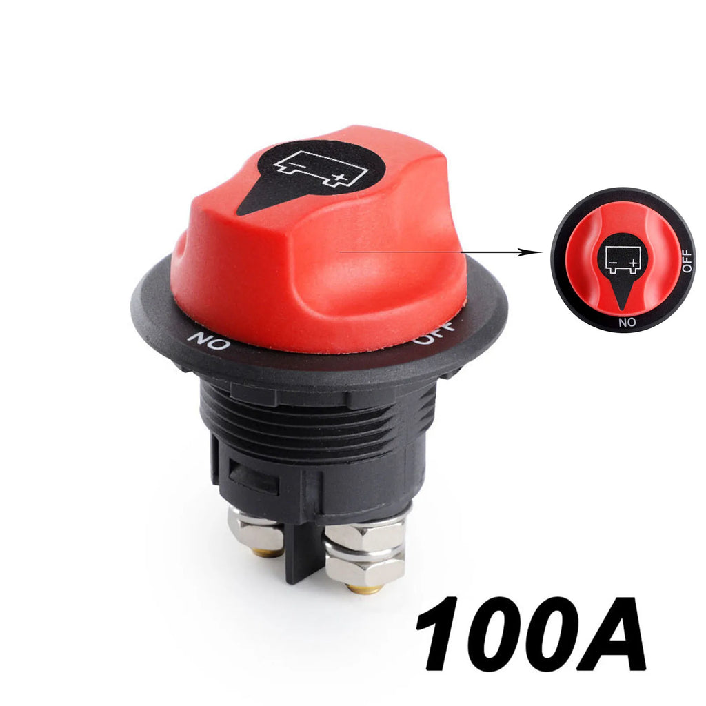 50A 100A 200A 300A  Disconnecter Power Isolator Cut Off Rally Switch Kit For Car Motorcycle Truck Boat Car Battery Switch
