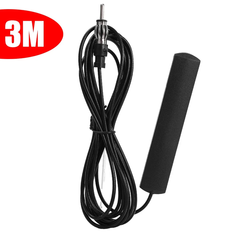 Universal  Car Electronic Radio Antenna 5/3m Car AM FM Radio Antenna Signal Amplifier Booster Antena Booster 12V
