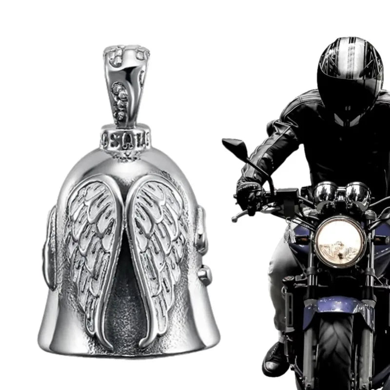 Riding Bell Angel Guardian Biker Riding Bell Portable Motorcycle Accessories For Biker Riders Motorcycle Bicycle Gift