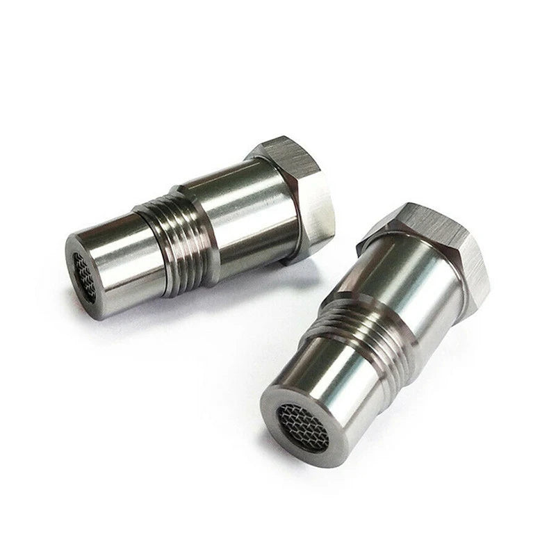 New Oxygen O2 Sensor Spacer Adapter Connector Fix Check Engine Light Converter M18X1.5 With Filter Screen