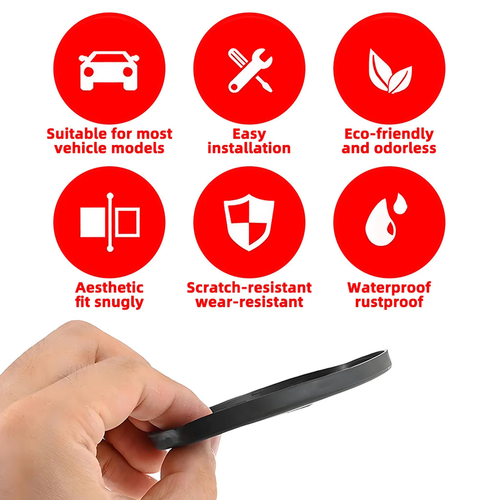 PINMOAP Silicone Car Door Lock Protective Cover Thickened Anti Collision Adhesive Car Door Lock Buffer Shock Absorber Cover