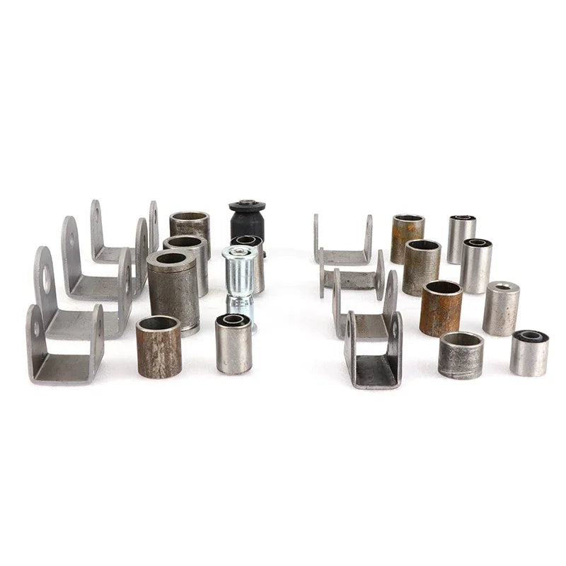 Swing Arm Support Buffer Sleeve With Steel Bushing Hanging Lugs Kit For ATV Go Kart Scooter UTV Buggy Quad Bike Suspension Parts