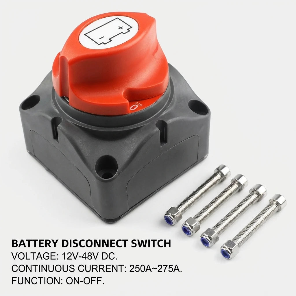 Automotive Battery Disconnection Switch Marine Connection Boat RVs Guitars Tools Equipment